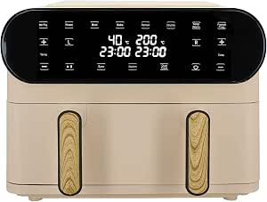 Friteuse Sans Huile Double Compartiment 11L — Cuisson Saine, Rapide et Sans Odeur