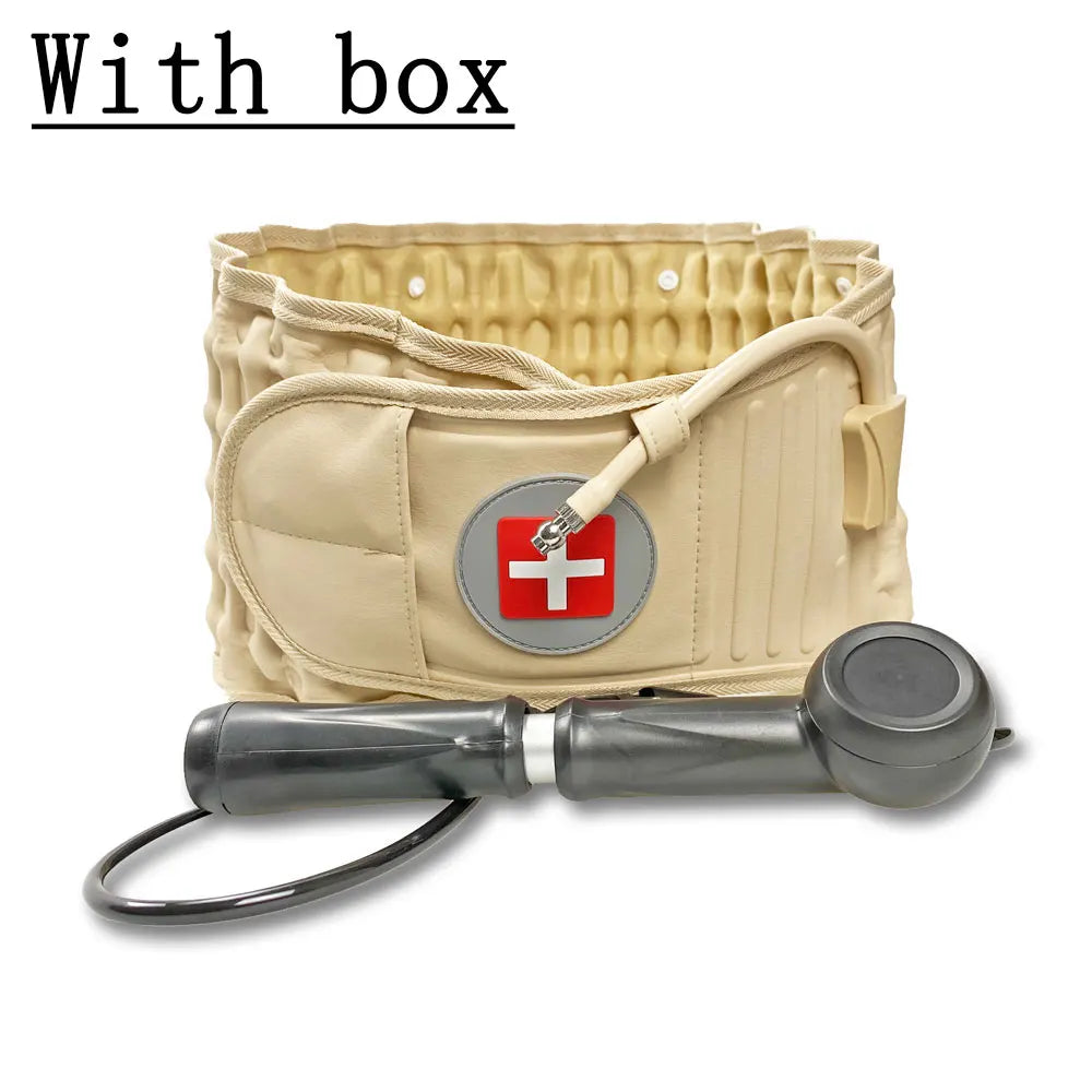Back Decompression Lumbar Support Belt – Air Traction Waist Brace