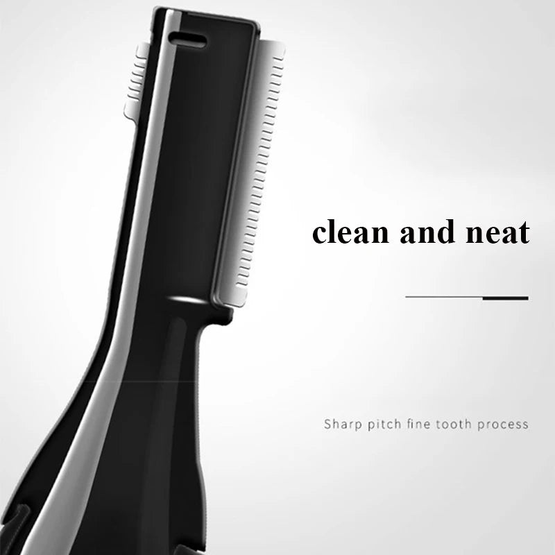 Rasoir de sourcils électrique rasoir de mise en forme des sourcils rasage Portable avec double tête de coupe conception lavable tondeuse à cheveux outils de rasoir