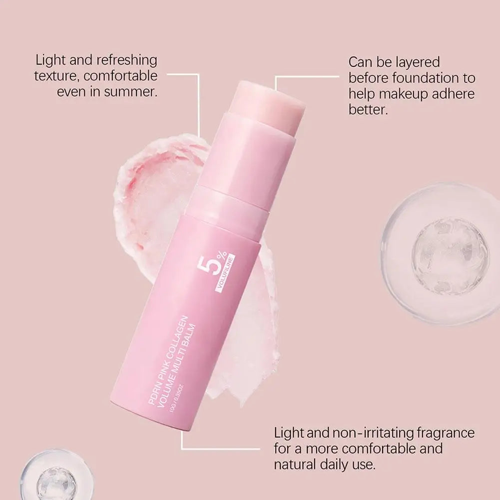 Collagen PDRN Multi Balm Stick with 5% Volufiline – Hydrating & Plumping Skin Car