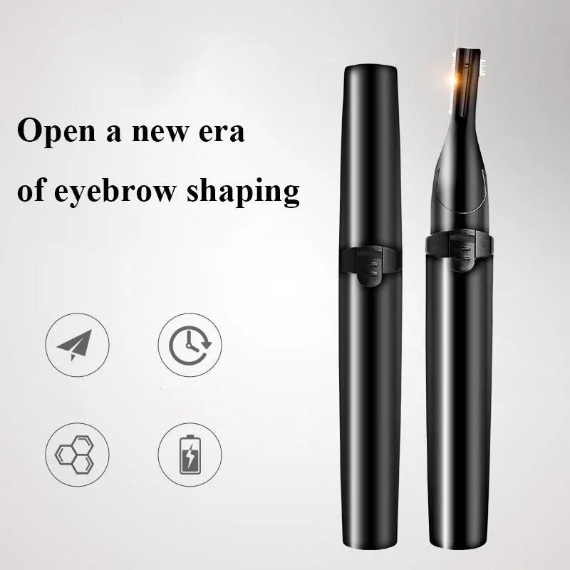 Rasoir de sourcils électrique rasoir de mise en forme des sourcils rasage Portable avec double tête de coupe conception lavable tondeuse à cheveux outils de rasoir