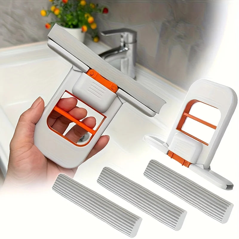 Serpillères de bureau auto-comprimantes, éponge à main pour la maison, salle de bains, cuisine, épurateur de table pliable, Mini outils de nettoyage, 2/8 pièces