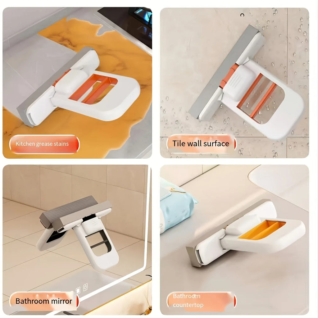 Serpillères de bureau auto-comprimantes, éponge à main pour la maison, salle de bains, cuisine, épurateur de table pliable, Mini outils de nettoyage, 2/8 pièces