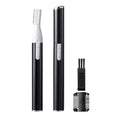 Rasoir de sourcils électrique rasoir de mise en forme des sourcils rasage Portable avec double tête de coupe conception lavable tondeuse à cheveux outils de rasoir
