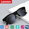 Lunettes Intelligentes Lenovo avec Assistant Vocal, Contrôle Tactile Musical, Appel Bluetooth, Lunettes de Soleil Tendance pour Sports de Plein Air Hommes et Femmes, Nouveauté 2026