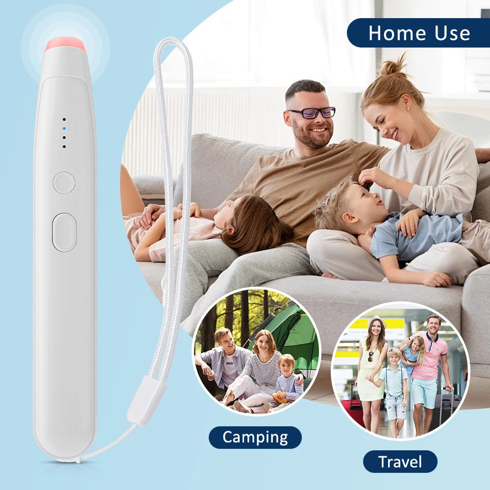Stylo Portable Rechargeable pour soulager les piqûres d'insectes et les moustiques, anti-démangeaisons, sans produits chimiques, Anti-démangeaison, pour adultes et enfants