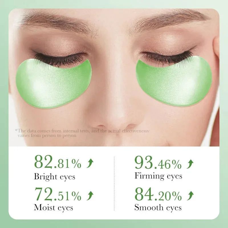 Patchs Contour des Yeux au Collagène & Aloe Vera – 60 Pièces