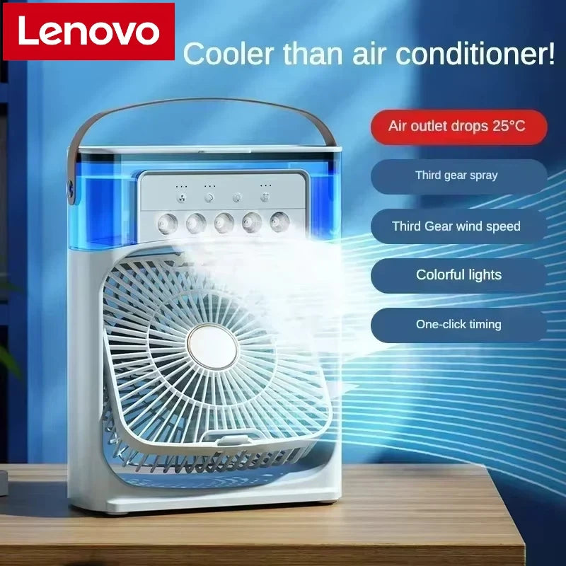 Ventilateur humidificateur portable Xiaomi, climatiseur domestique, petit refroidisseur d'air, hydrorefroidissement, réglage de l'air pour le bureau, ventilateur 3 vitesses, nouveau