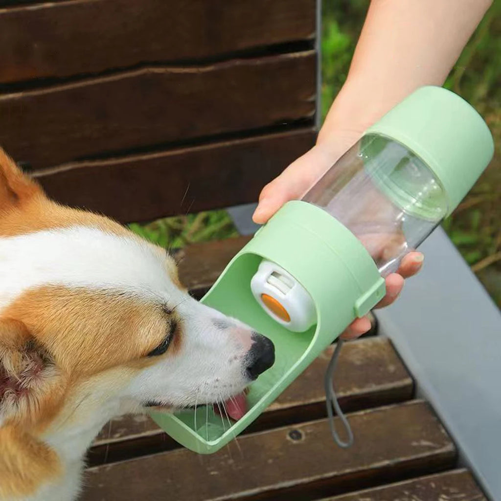 Bouteille d'eau Portable pour chien et chat, avec stockage de nourriture et d'eau, pour chiots, animaux domestiques, bol mangeoire pour chiens, fournitures de voyage en plein air pour animaux de compagnie