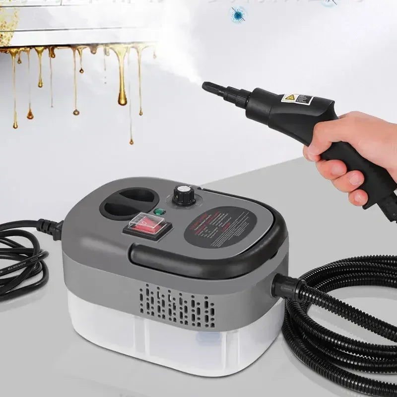 Nettoyeur Vapeur Portable Haute Température pour Climatiseur, Hotte de Cuisine, Voiture, et Nettoyage des Sols et Plus Encore