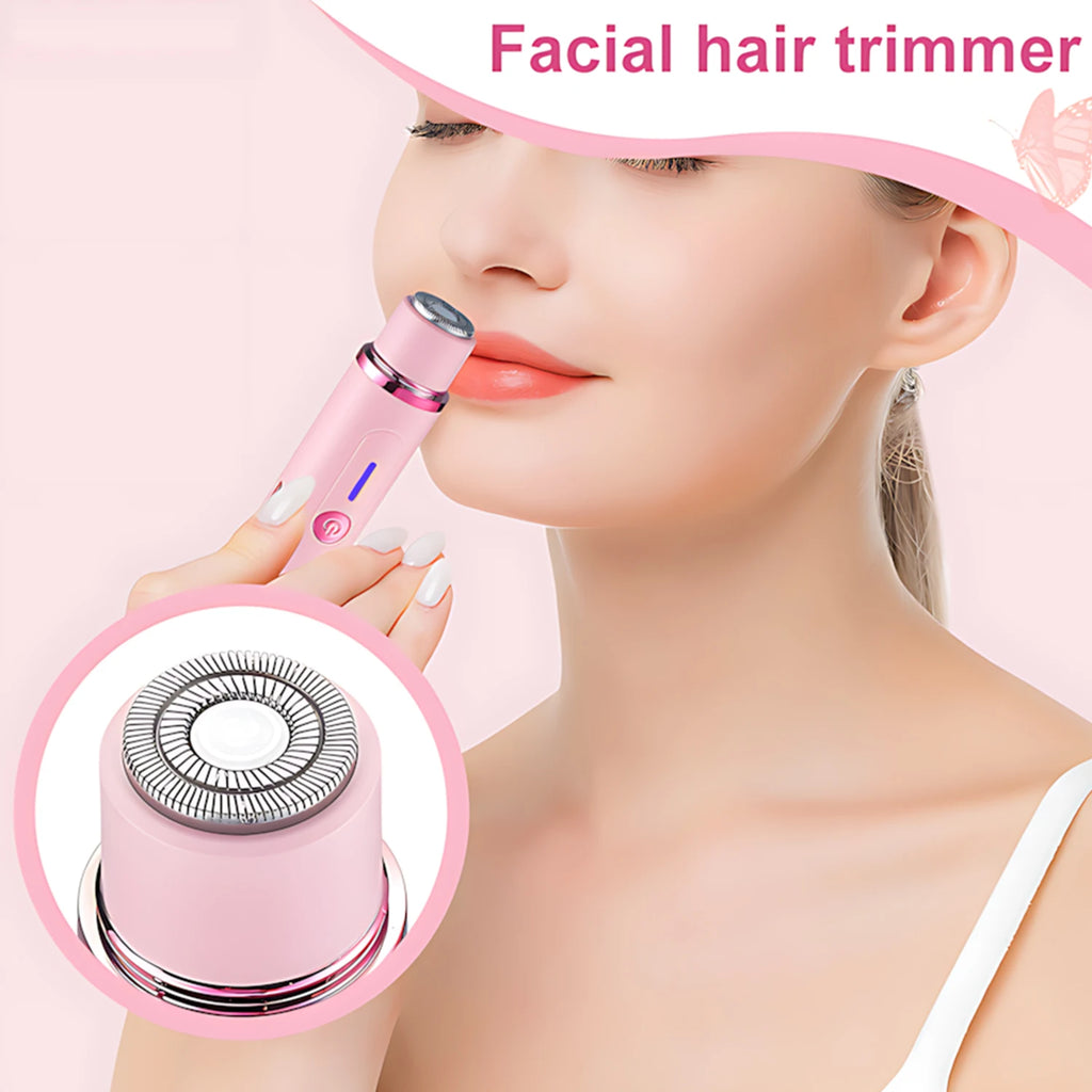 Tondeuse à cheveux électrique pour femme, rasoir 2 en 1 à double tête, pour aisselles, bras, jambes, Bikini, aine, épilateur