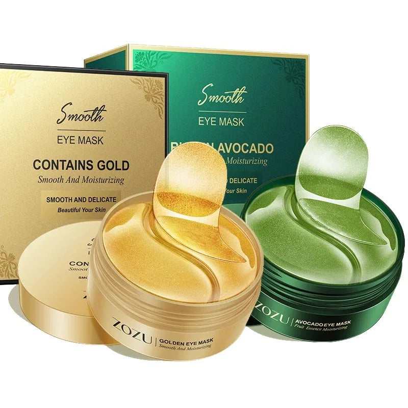 Masque pour les yeux au collagène doré, 60 pièces/120 pièces, élimination des cernes, sacs pour les yeux, patchs hydratants et raffermissants, soins pour la peau