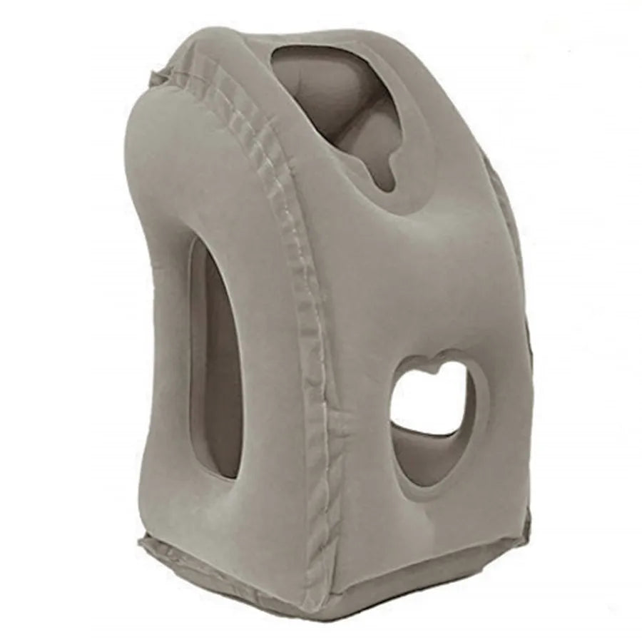 Oreiller de voyage gonflable 1 pièce, oreiller d'avion avec conception de Valve brevetée, accessoires de voyage avec soutien du cou et de la tête, voyage