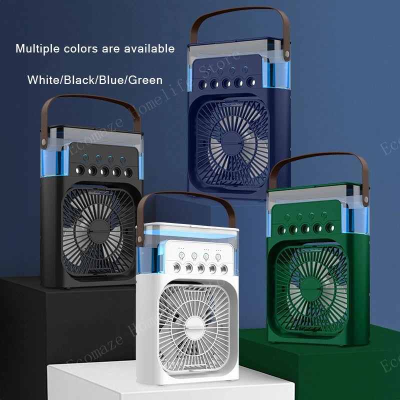 Ventilateur humidificateur portable Xiaomi, climatiseur domestique, petit refroidisseur d'air, hydrorefroidissement, réglage de l'air pour le bureau, ventilateur 3 vitesses, nouveau