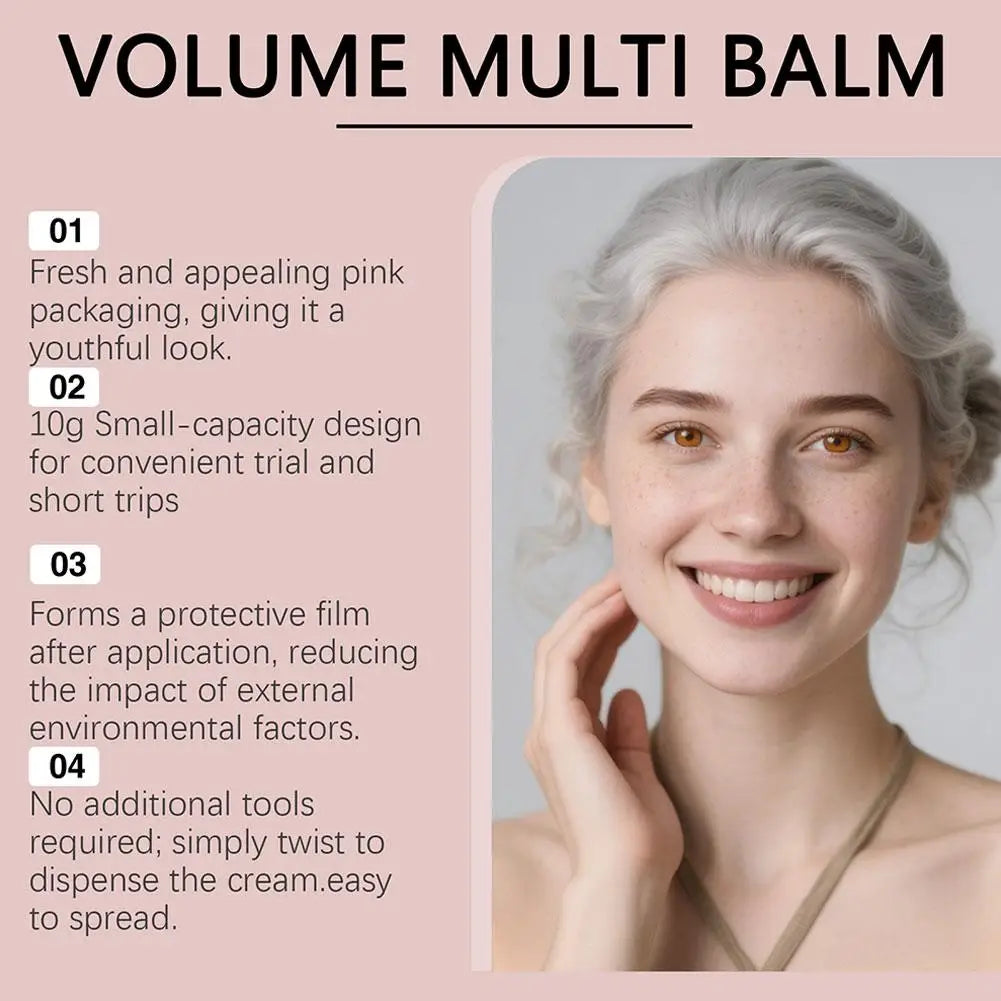 Collagen PDRN Multi Balm Stick with 5% Volufiline – Hydrating & Plumping Skin Car