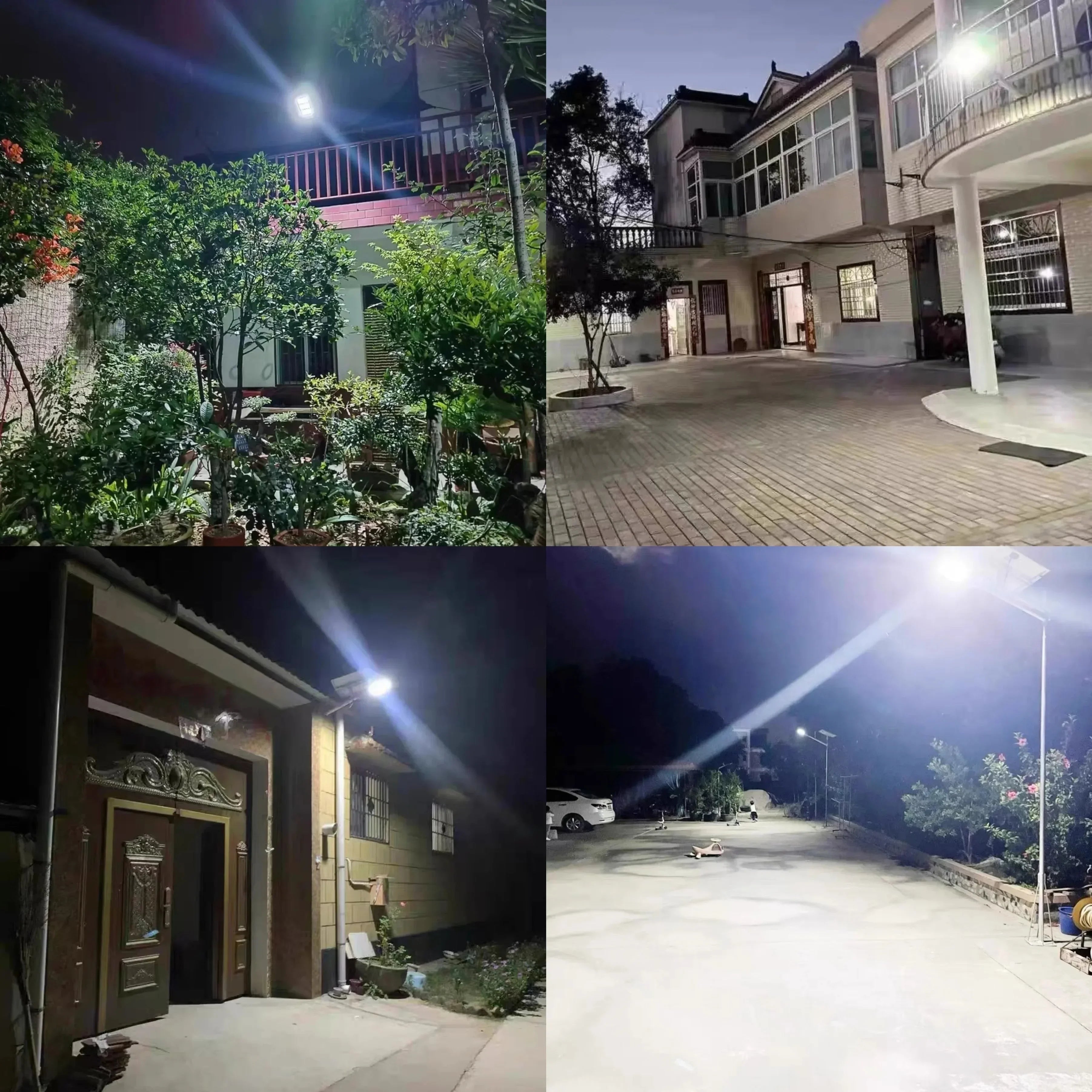 30000LM lampes LED solaires lumières solaires extérieures de capteur de mouvement 3 Modes étanche IP65 lumière de jardin solaire lanterne de cour de rue