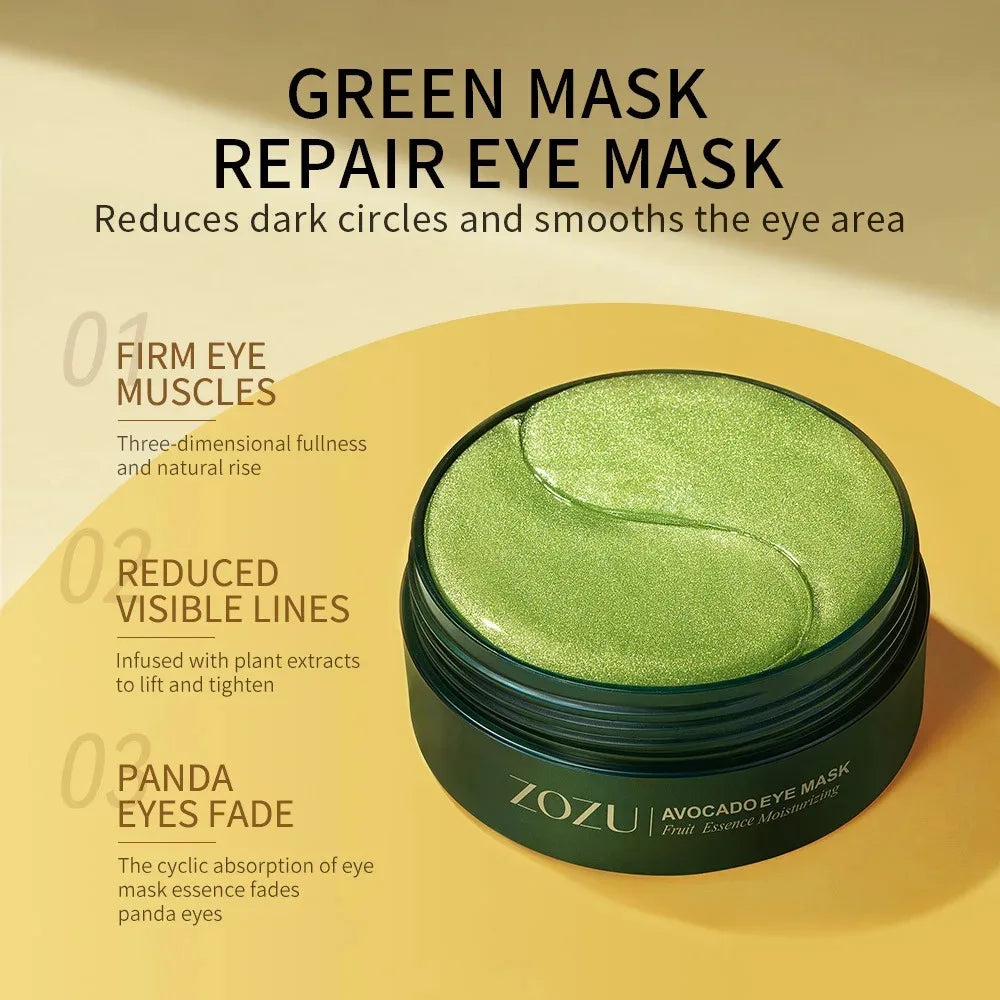 Masque pour les yeux au collagène doré, 60 pièces/120 pièces, élimination des cernes, sacs pour les yeux, patchs hydratants et raffermissants, soins pour la peau
