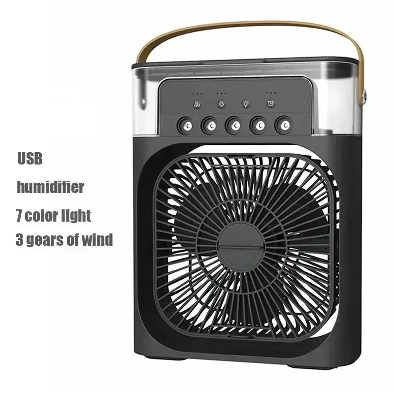 3 en 1 nouveau ventilateur climatiseur ménage petit refroidisseur d'air LED veilleuse Portable humidificateur réglage de l'air ventilateur bureau maison ventilateur