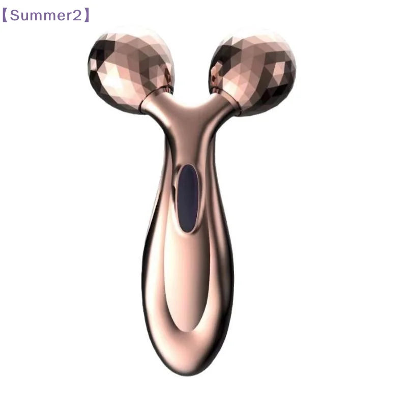 【Xia2】Masseur à double rouleau 3D avec effet liftant et raffermissant pour le visage, pour les soins quotidiens à domicile, les voyages et la routine beauté {S}